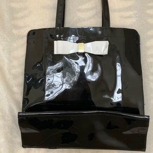 Ted Baker London Bow Icon Tote Bag Black used good condition